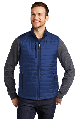 Men's Puffy Vest Front Men's Puffy Vest Front