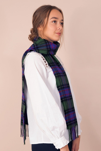 NH-Tartan-Lambswool-Scarf-model-back