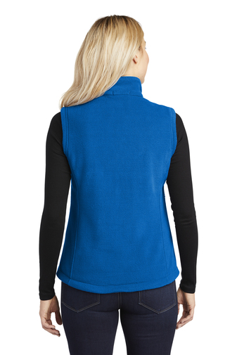Ladies Fleece Vest Back Ladies Fleece Vest Back