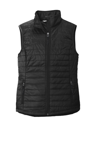 Black Ladies Puffy Vest Black Ladies Puffy Vest