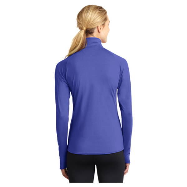 Ladies 1/4 Zip Pullover Back