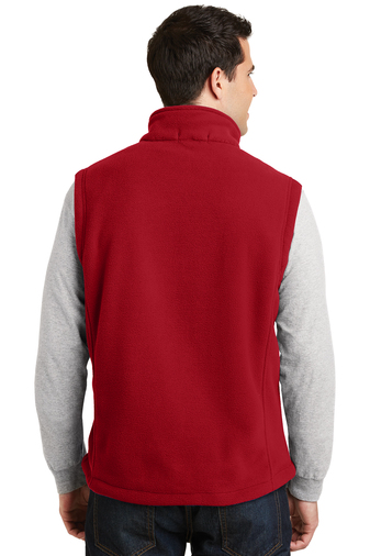 Mens Fleece Vest Back