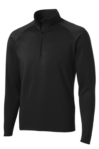 Black 1/4 Zip Men's Pullover