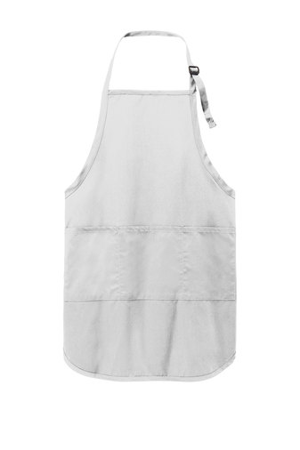 6250-White-5-A703WhiteFlatFront2-337W Easy Care Apron
