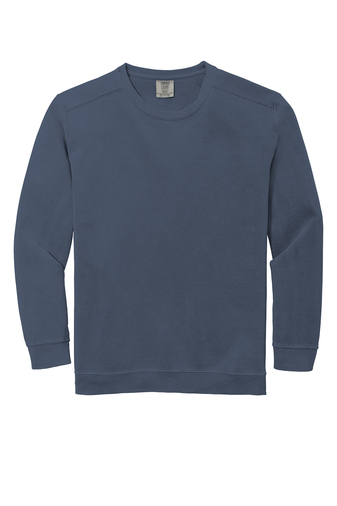 9677-Bluejean-5-1566BluejeanFlatFront-337W Mens Comfort Color Crewneck Sweatshirt