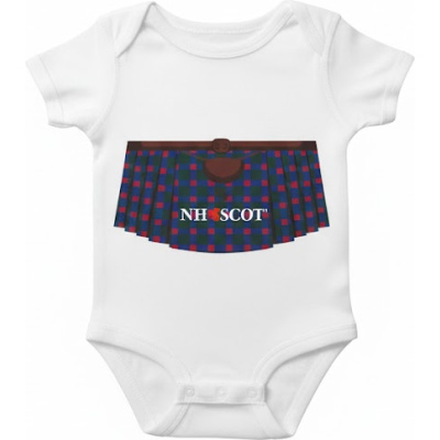 NHSCOT Tartan Baby Onesie