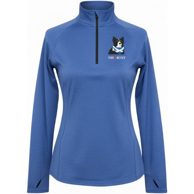 Ladies 1/4 Zip Sheep Dog Performance Shirt